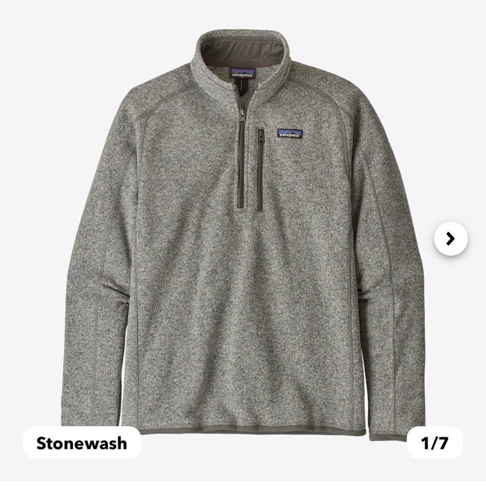 Patagonia Men's Better Sweater® Fleece Jacket in Stonewash